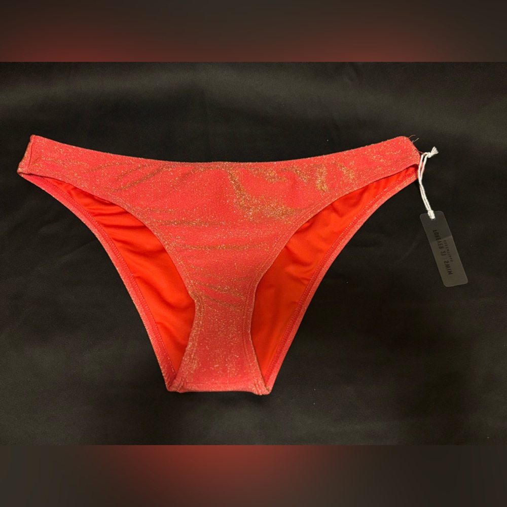 Sparkling Red/ orange Bikini Bottom